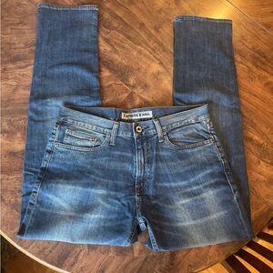 Express Men's Kingston Slim Fit Blue Jeans 31x32